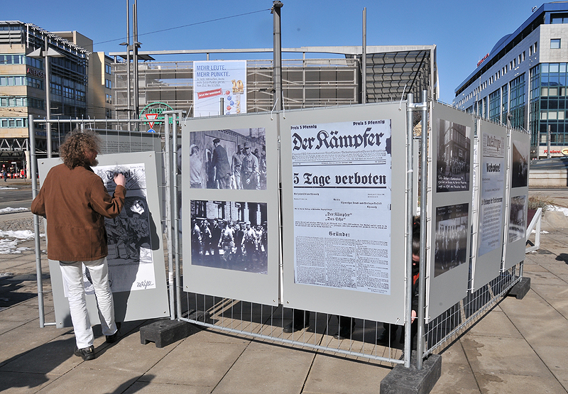Geschichtsbaustelle Chemnitz 1933 bis 1945 - Im Jahre 2013