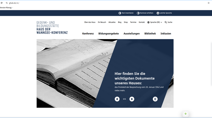 Gedenkstätte Wannenseekonferenz