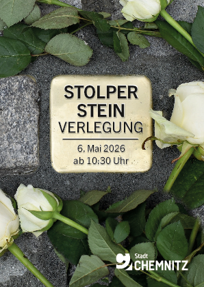 Flyer Stolpersteinverlegung 2026