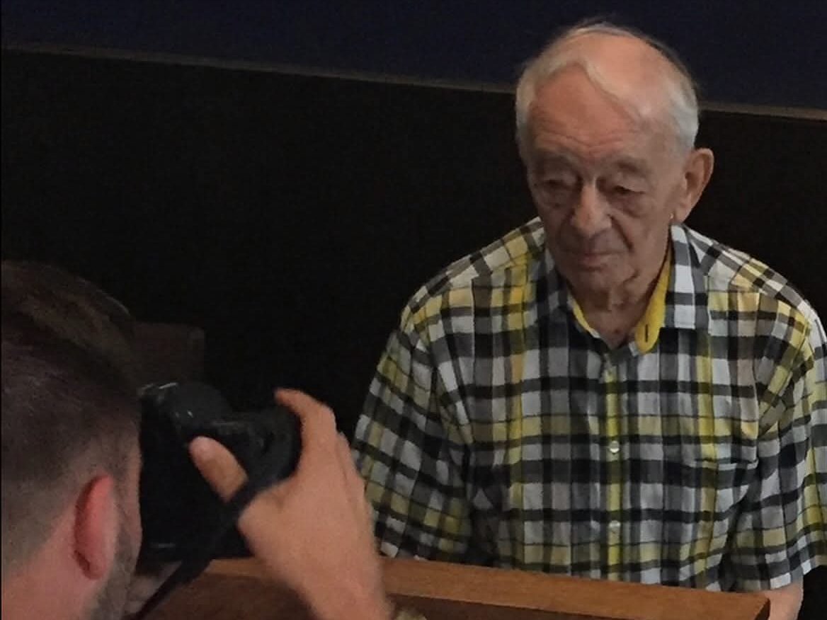 Justin Sonder in der Seniorenresidenz Justin Sonder in der Seniorenresidenz