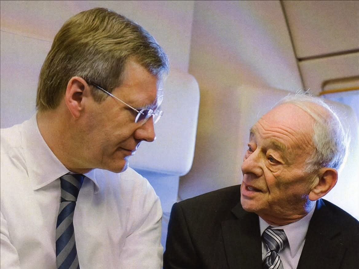 Justin Sonder im Gespräch mit Christian Wulff Justin Sonder im Gespräch mit Christian Wulff