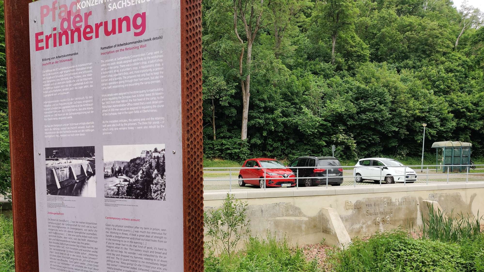 Rundgang im ehemaligen KZ Sachsenburg am 03.06.2026 Rundgang im ehemaligen KZ Sachsenburg am 03.06.2026